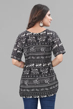 Load image into Gallery viewer, Heavy Crepe Stylish Hathi Top western top Shopindiapparels.com 