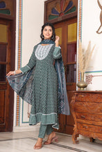 Load image into Gallery viewer, Heavy Rayon Digital Printed Anarkali with Dupatta and Bottom Kurti with Bottom and Dupatta shopindi.sg 
