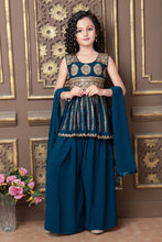 Load image into Gallery viewer, Kid&#39;s Trendy Designer Georgette Sharara Suit Kid&#39;s Suits Shopindiapparels.com 
