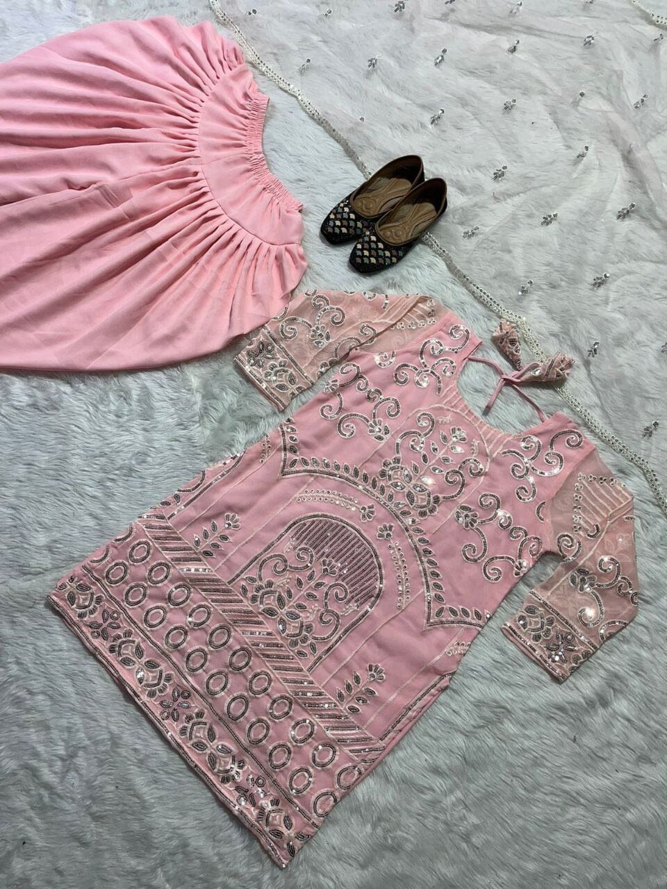 MF 342 Pink Designer Party Wear Patiyala Suit designer suits Shopin Di Apparels 
