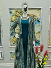 Load image into Gallery viewer, Party Wear Look Sequence work Gown &amp; Long Koti Set gown shopindi.sg 