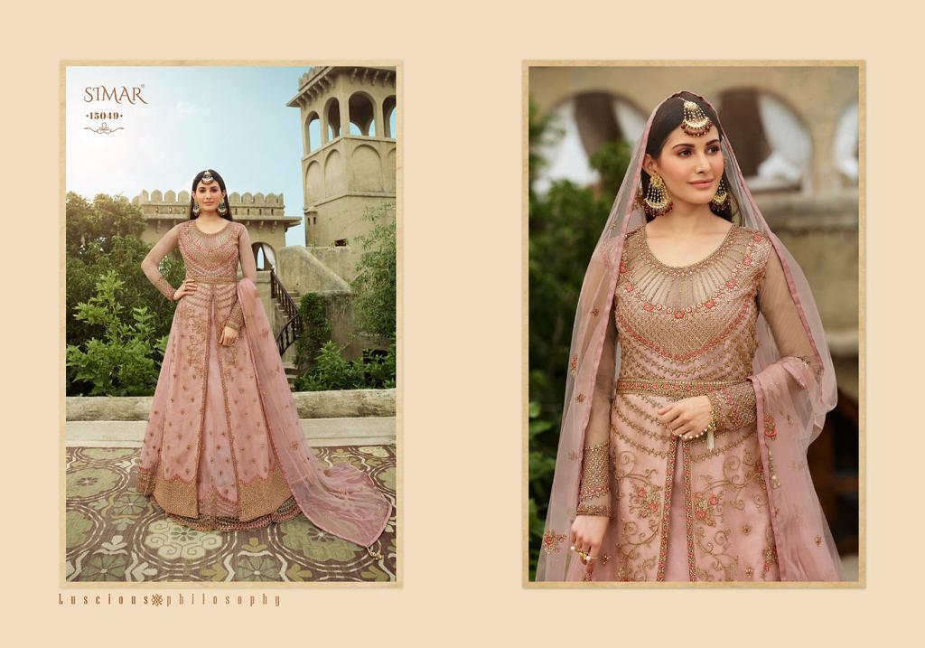 Pink Heavy wedding wear salwar kameez suit with Swarovski work Wedding Wear Shopindiapparels.com 