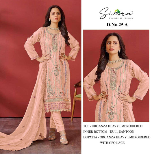 S 25 A Organza Pakistani Salwar Kameez Designer Suit Designer Suits Shopin Di Apparels 