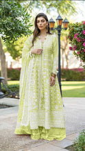 Load image into Gallery viewer, S 62 C Lawn Cotton Heavy Embroidered A Line Pakistani Suit Designer Suits Serene 
