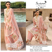 Load image into Gallery viewer, S 85A Designer Lawn Cotton Pakistani Suit Designer Suits Serene 