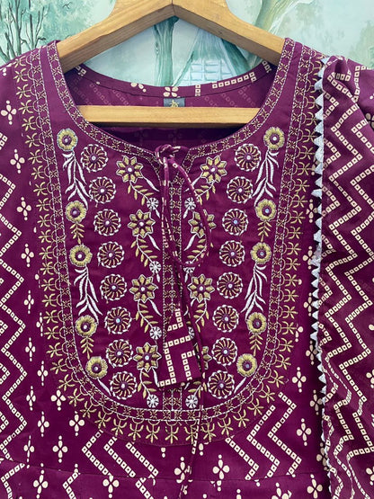 Wine Purple Fancy Wear Heavy Rayon Cotton Sharara Suit Designer Suits Shopindiapparels.com 